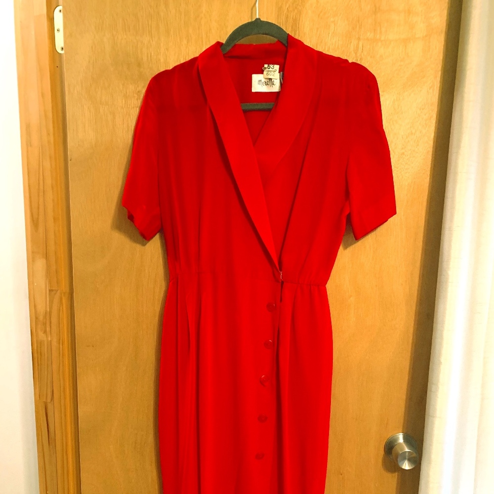 Morelle Red Dress